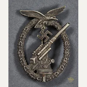 German WWII Luftwaffe Flak Badge