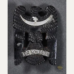 German Post WWI Silesian Eagle First Class w/o Swords Painted …