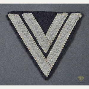 German WWII Luftwaffe Rank Chevron for Obergefreiter