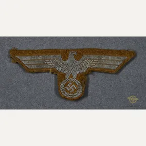 German WWII DAK Eagle for Side Cap