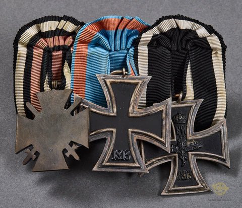 German WWII Three Medal Bar — image 3