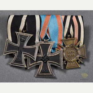 German WWII Three Medal Bar