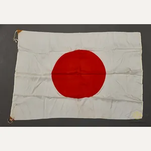 Japanese WWII Hinomaru 'Meatball' Flag
