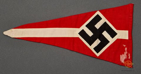 German WWII Cutest Hitler Youth Pennant — image 2