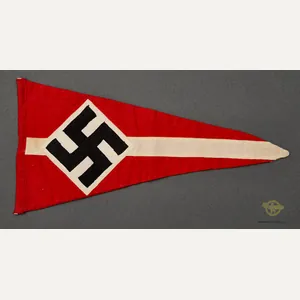 German WWII Cutest Hitler Youth Pennant