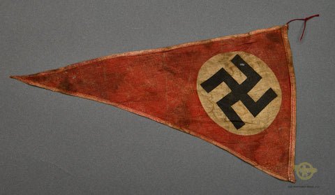 German WWII Super Salty Small Political Pennant — image 2