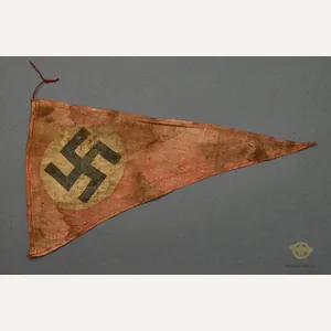 German WWII Super Salty Small Political Pennant