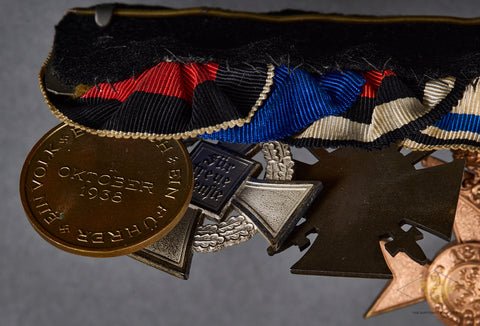 German WWII Five Medal Bar — image 4