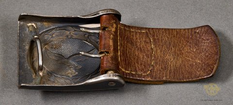 German WWII Luftwaffe Enlisted Man's Buckle w/Tab — image 2