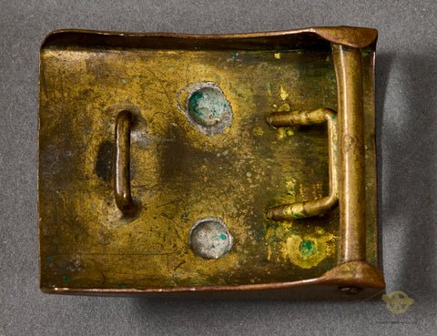 German WWII Early (Heer) Brass Buckle — image 2