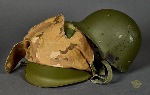 Vietnam era US Paratrooper Helmet with Cover- — image 7