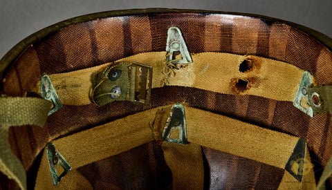 WWII US M1C Paratrooper Helmet — image 10