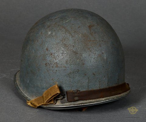 WWII US M1 Helmet for use by Navy Personnel — image 3