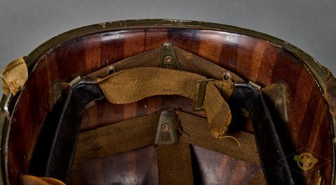 WWII US M1 Helmet for use by Navy Personnel — image 7