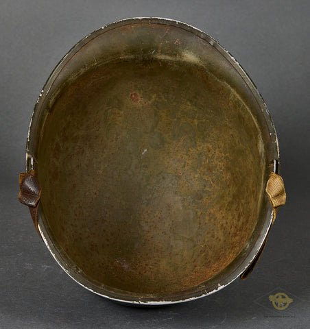 WWII US M1 Helmet for use by Navy Personnel — image 9