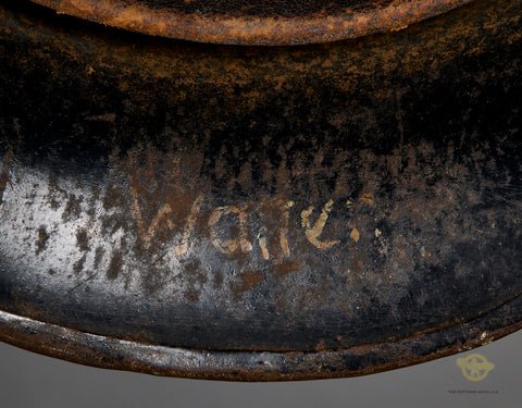 Fire Police Model 1934 Helmet with Luftwaffe Decal — image 12