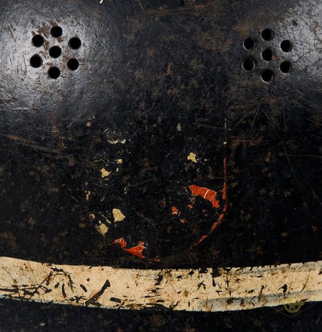 Fire Police Model 1934 Helmet with Luftwaffe Decal — image 7