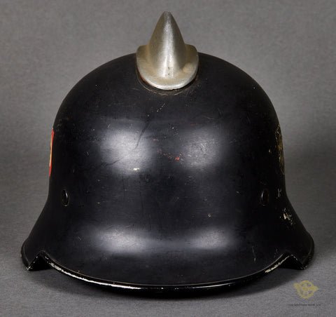 Third Reich Fire Police Model 1934 Double Decal Helmet — image 2