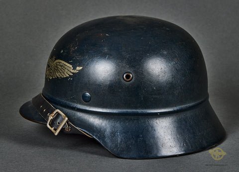 German Luftschutz Model 1935 Combat Helmet — image 4