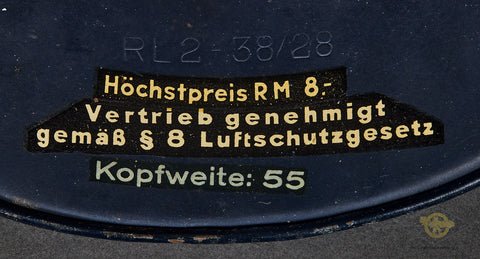 German Luftschutz Model 1938 Helmet — image 9