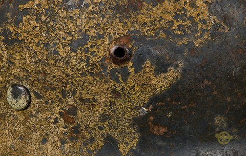 WWII German Model 1935 Luftwaffe Camouflage Helmet, Named — image 5