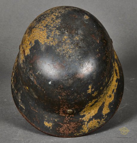 WWII German Model 1935 Luftwaffe Camouflage Helmet, Named — image 9