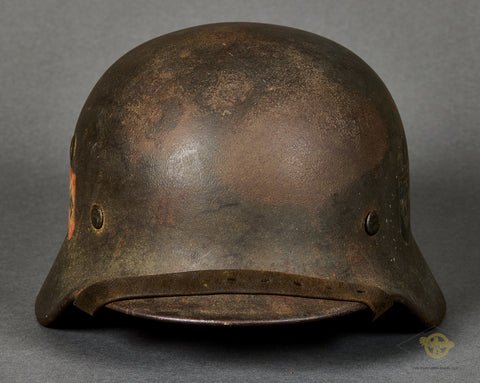 Third Reich Model 1940 Police Double Decal Combat Helmet — image 2