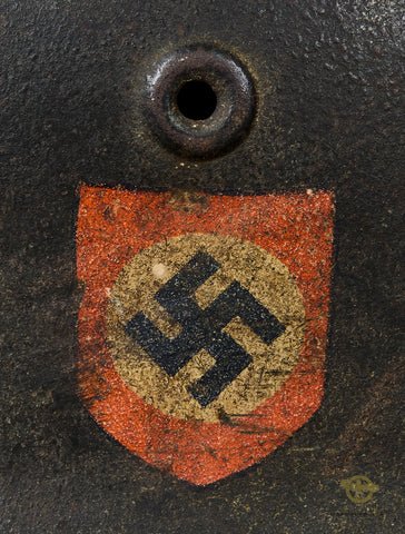 Third Reich Model 1940 Police Double Decal Combat Helmet — image 7