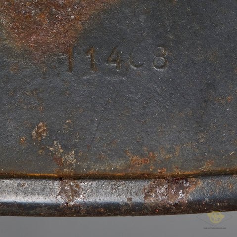 WWII German Luftwaffe Model 1940 Single Decal Helmet — image 10