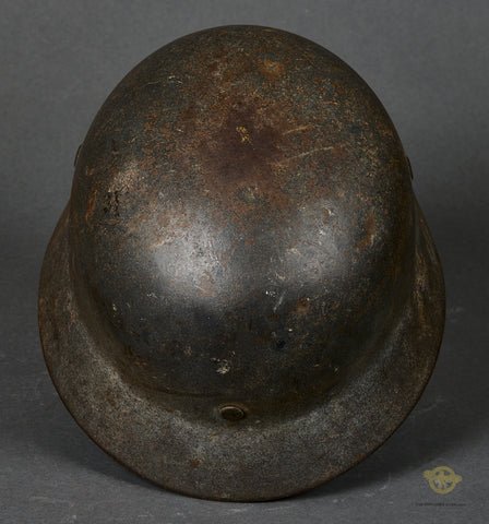 WWII German Luftwaffe Model 1940 Single Decal Helmet — image 7