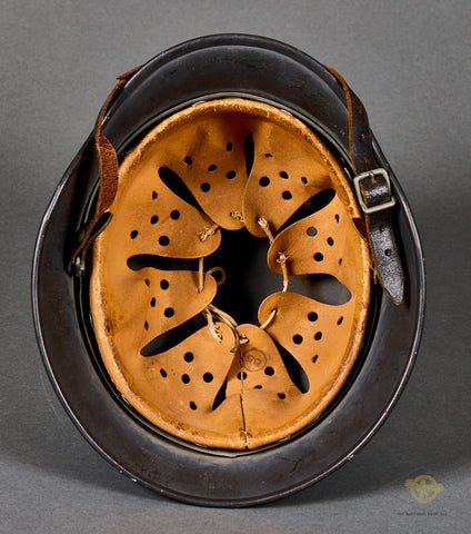 WWII German Luftwaffe Model 1940 Single Decal Helmet — image 8