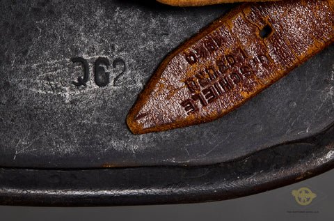 WWII German Luftwaffe Model 1940 Single Decal Helmet — image 9