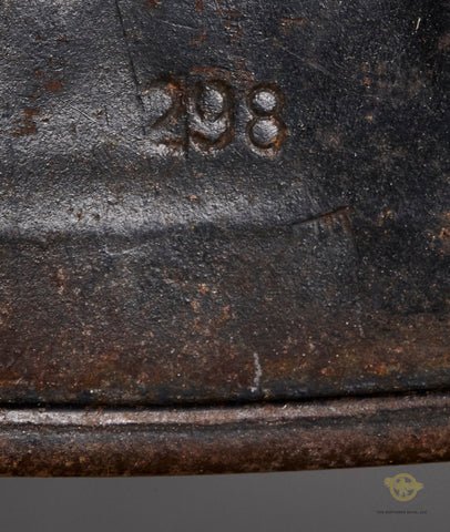 WWII German Luftwaffe Model 1940 Single Decal Helmet — image 11