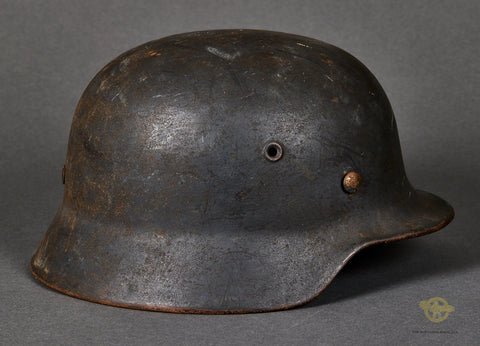 WWII German Luftwaffe Model 1940 Single Decal Helmet — image 6