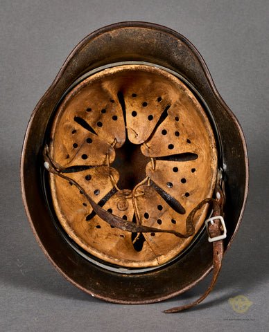 WWII German Luftwaffe Model 1940 Single Decal Helmet — image 8