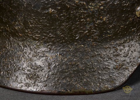 WWII German Army Model 1940 Sawdust Camo Combat Helmet — image 6