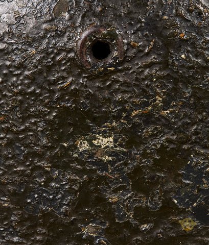 WWII German Army Model 1940 Sawdust Camo Combat Helmet — image 7