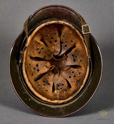 WWII German Army Model 1940 Single Decal Combat Helmet — image 7