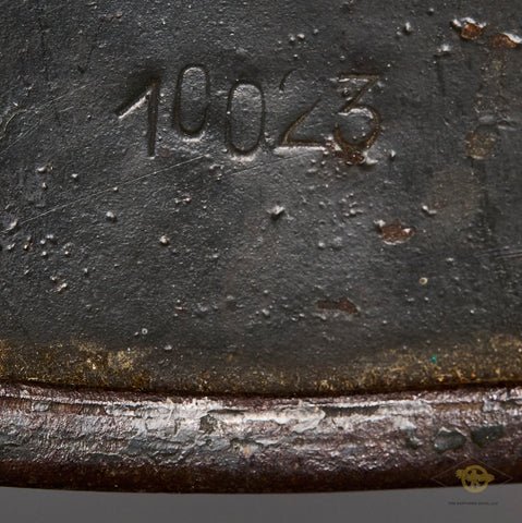 WWII German Army Model 1940 Single Decal Combat Helmet — image 9