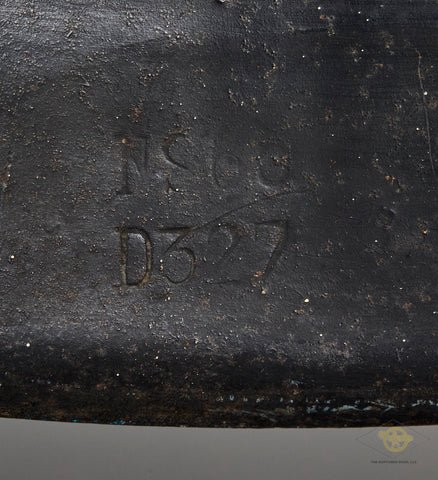 WWII German Luftwaffe Model 1942 Single Decal Combat Helmet — image 9