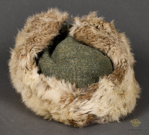 Third Reich German Land Customs Rabbit Fur Winter Cap — image 4