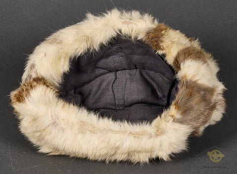 Third Reich German Land Customs Rabbit Fur Winter Cap — image 5