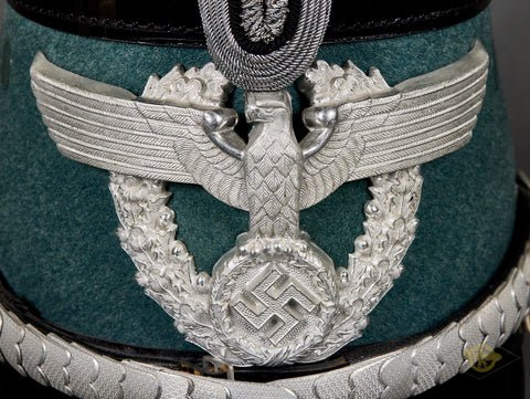 German WWII Municipal Police Officer Tschako by Erel — image 3