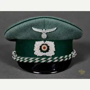 German WW Land Customs Officials Visor Cap by Erel