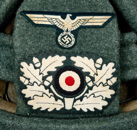 German WWII Experimental Protective Helmet for Heer Assault Gun Personnel — image 2