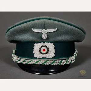 German WWII Land Customs Officials Visor Cap