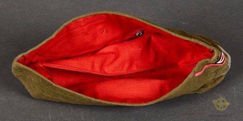 German WWII DAK Army Tropical Panzer Side Cap for Other Ranks Personnel — image 6