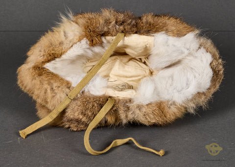 Japanese WWII Army Officer's Late War Winter Fur Cap — image 7