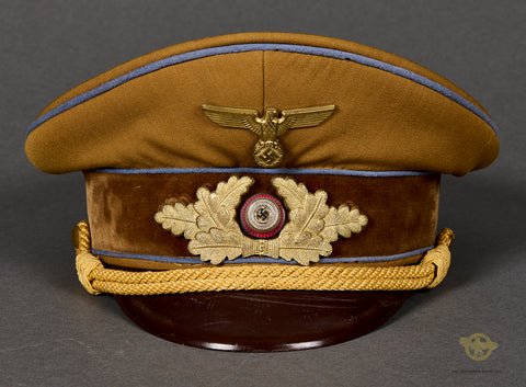 German WWII Political Leader Visor Cap (Orts Level) — image 11