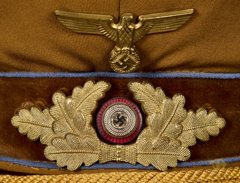 German WWII Political Leader Visor Cap (Orts Level) — image 2